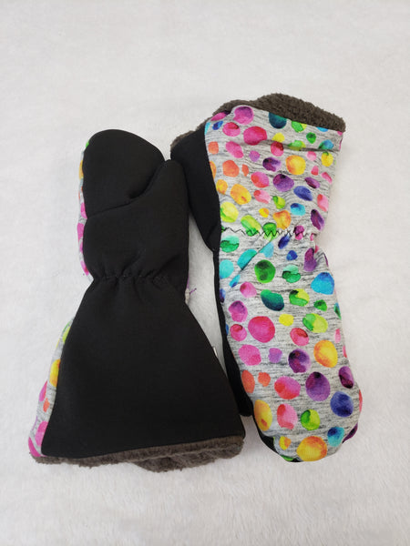 Skoochi Coo Fleece Lined Long Mittens Small Shop Handmade