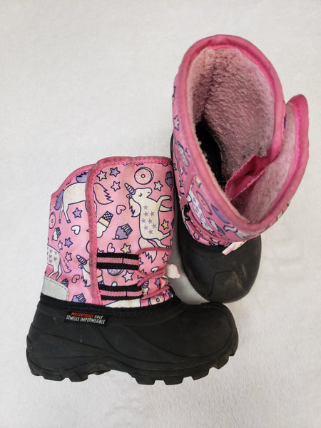 Unicorn Fleece Lined Winter Boots