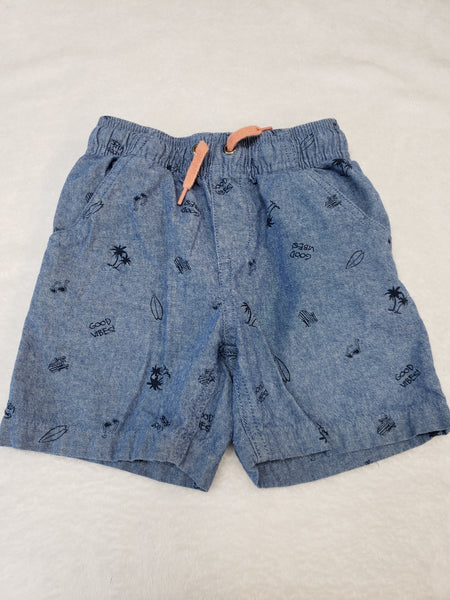 George Denim Shorts