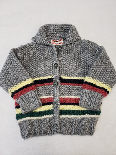 Little Devil Handmade Knit Sweater Jacket