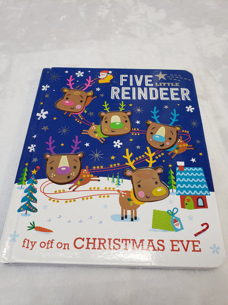 Five Little Reindeer fly of on Christmas Eve