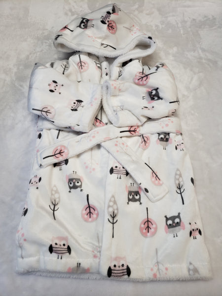 Owl Plush Housecoat