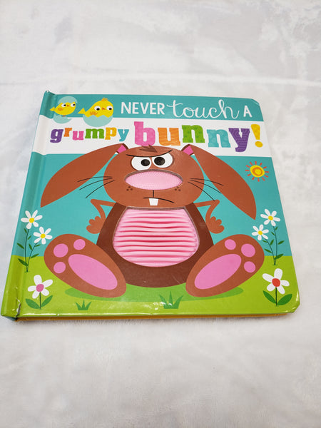 Never touch a grumpy bunny!