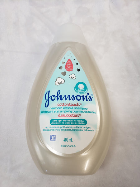 Johnson's cottontouch newborn wash and shampoo