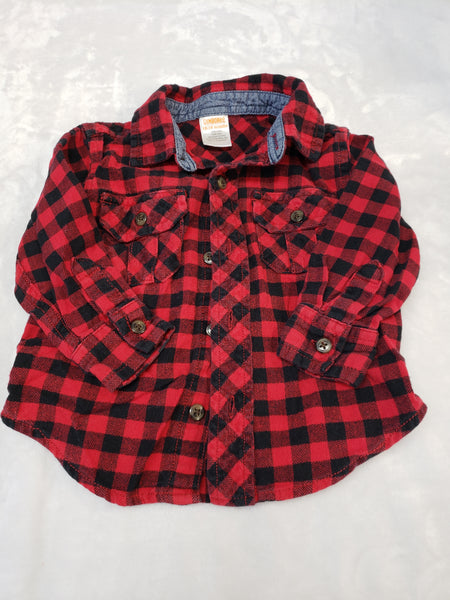 Gymboree Flannel Long Sleeve Top