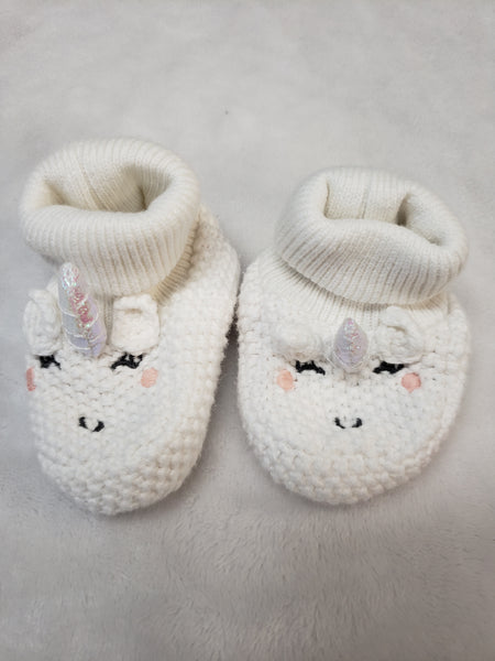 Carter's Knit Unicorn Slippers