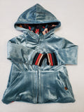 Nano Velour Reversible Zip-up Hoodie