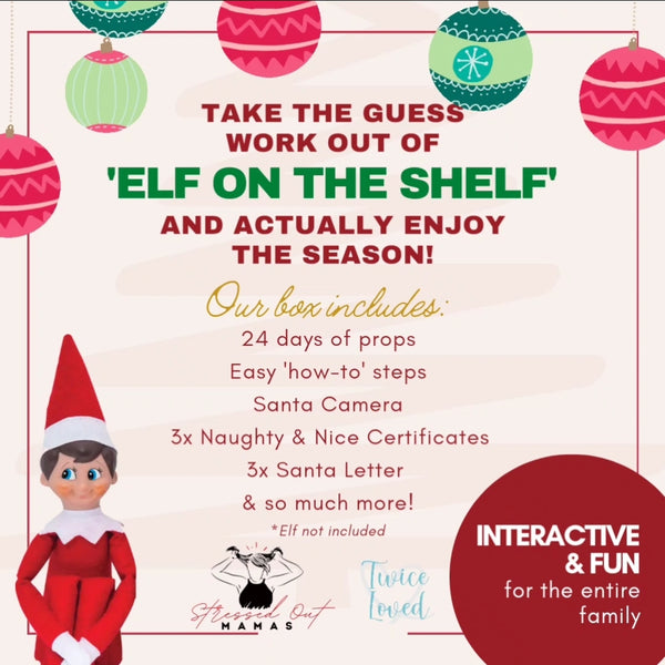 Pre-Order Elf on the Shelf Kit- 24 Days of Stress-Free Planning and Props