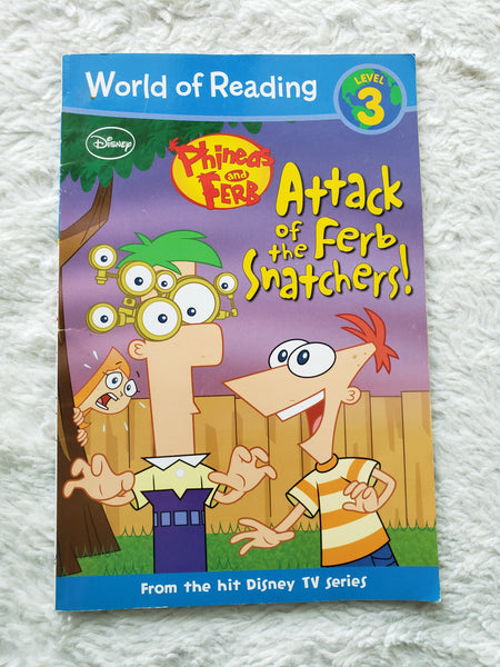 World of Reading Phineas and Ferb Attack of the Ferb Snatchers!