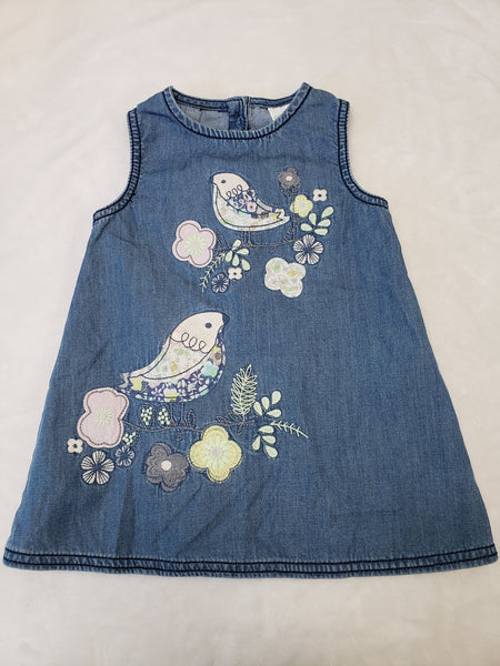 F&F Baby Jean Jumper Dress