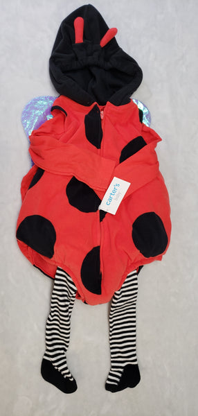 Brand New Carter's Ladybug Fleece 3pc Costume