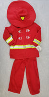 Brand New Carter's Firefighter Fleece 2pc Costume
