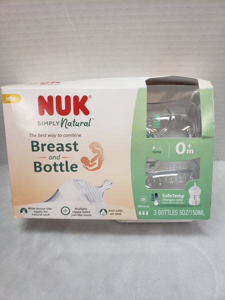 Nuk Simpy Natural Safe Temp Bottles (3)