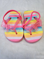 Rainbow Flip Flops