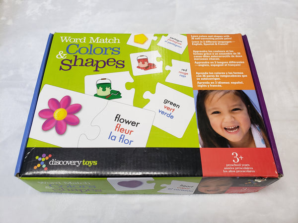 Discovery Toys Word Match Colors & Shapes