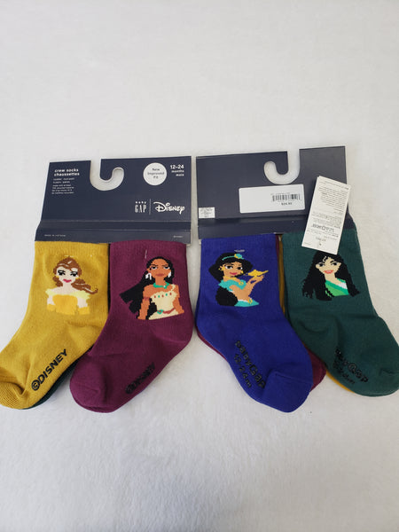 Gap X Disney Princess Socks (4 Pairs)