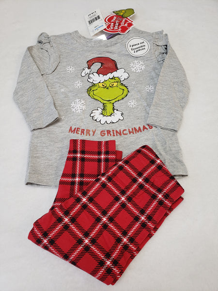 Brand New Grinch 2pc Sparkle Outfit