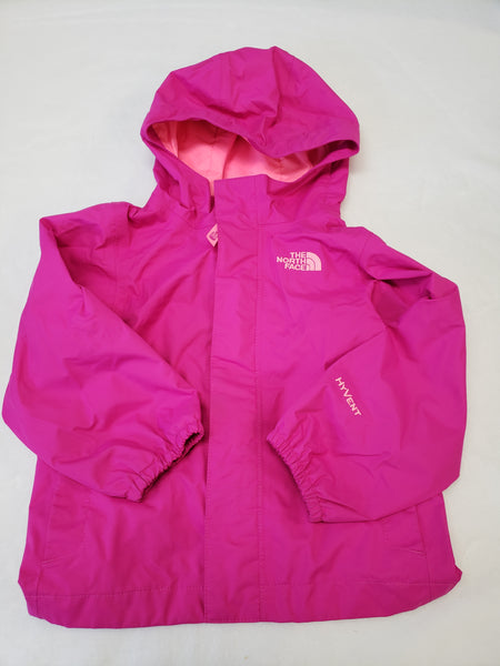 The North Face Hyvent Pink Rain Jacket Size M  North face fleece jacket,  North face hyvent, North face puffer jacket