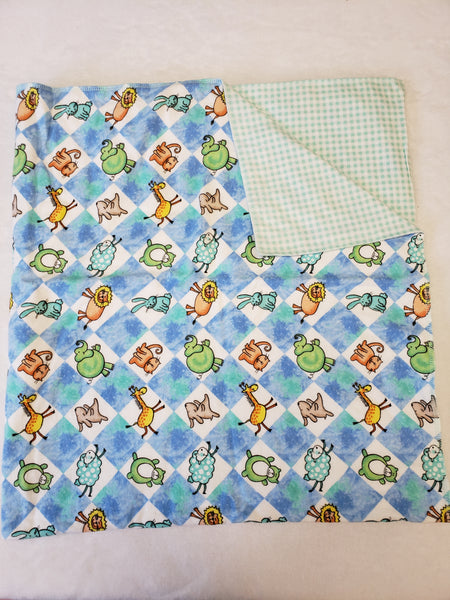 Print Double Sided Flannel Blanket